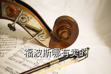 福波斯哪有卖的