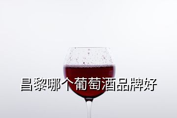 昌黎哪个葡萄酒品牌好