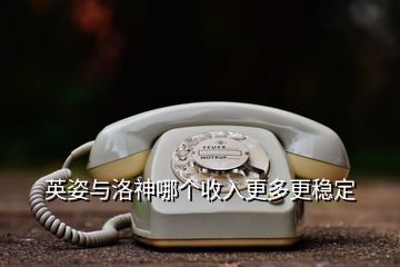 英姿与洛神哪个收入更多更稳定