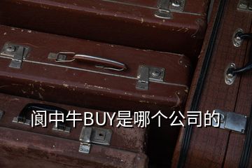 阆中牛BUY是哪个公司的