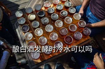 酿白酒发酵时冷水可以吗