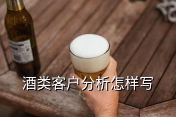 酒类客户分析怎样写