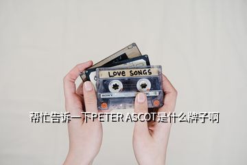 帮忙告诉一下PETER ASCOT是什么牌子啊