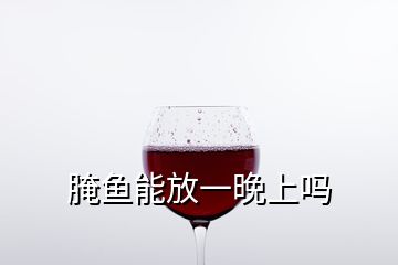 腌鱼能放一晚上吗