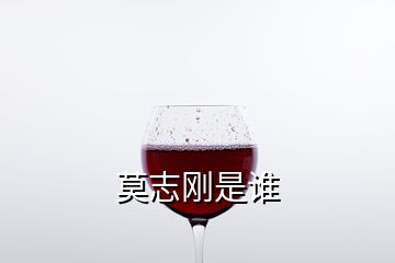 莫志刚是谁