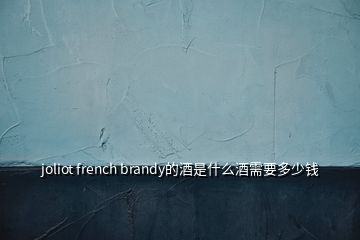 joliot french brandy的酒是什么酒需要多少钱