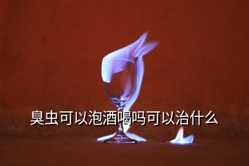 臭虫可以泡酒喝吗可以治什么