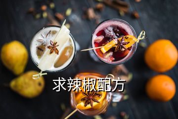 求辣椒配方