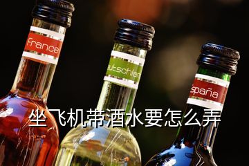 坐飞机带酒水要怎么弄