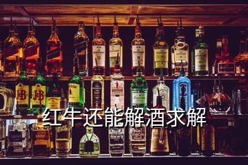 红牛还能解酒求解