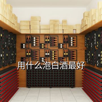 用什么泡白酒最好