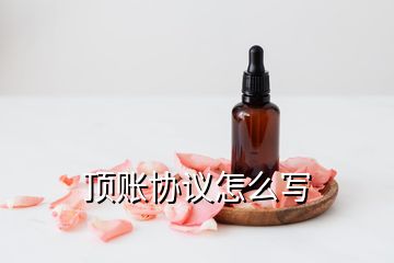 顶账协议怎么写