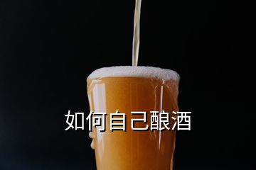 如何自己酿酒