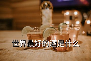 世界最好的酒是什么