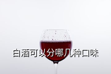 白酒可以分哪几种口味