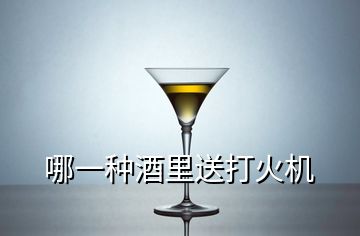 哪一种酒里送打火机