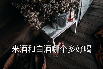 米酒和白酒哪个多好喝