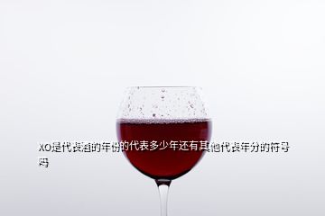 XO是代表酒的年份的代表多少年还有其他代表年分的符号吗