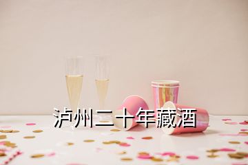 泸州二十年藏酒