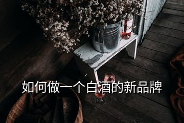 如何做一个白酒的新品牌