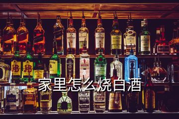 家里怎么烧白酒