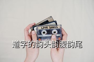 道字的韵头韵腹韵尾