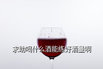 求助喝什么酒能练好酒量啊