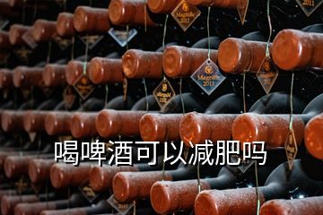 喝啤酒可以减肥吗