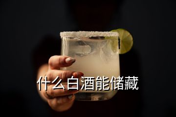 什么白酒能储藏