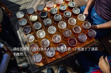 请给我推荐几款白酒本人刚开始喝白酒一下就迷上了请高手推荐几