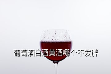 葡萄酒白酒黄酒哪个不发胖