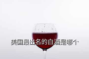 美国最出名的白酒是哪个