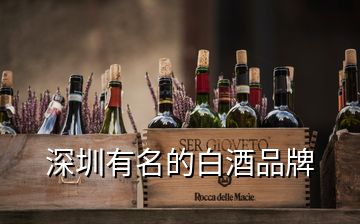 深圳有名的白酒品牌