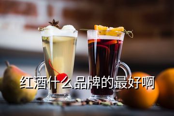 红酒什么品牌的最好啊