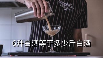 6升白洒等于多少斤白酒