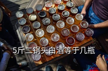 5斤二锅头白酒等于几瓶