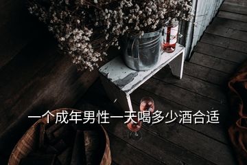 一个成年男性一天喝多少酒合适