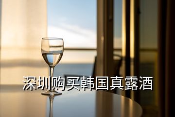 深圳购买韩国真露酒