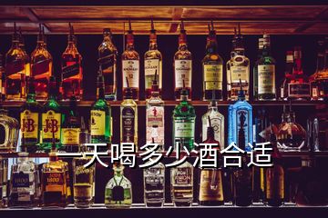 一天喝多少酒合适