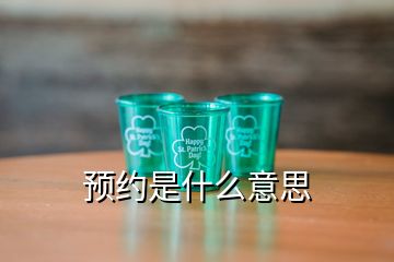 预约是什么意思