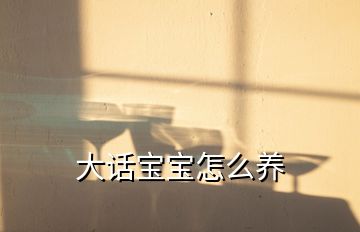 大话宝宝怎么养