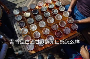 酱香型白酒甘露醉茅口感怎么样