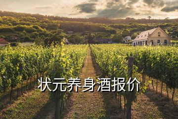 状元养身酒报价