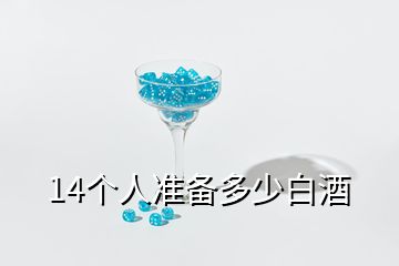 14个人准备多少白酒