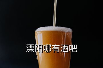 溧阳哪有酒吧