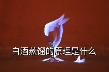 白酒蒸馏的原理是什么