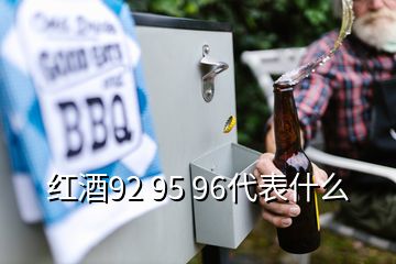 红酒92 95 96代表什么