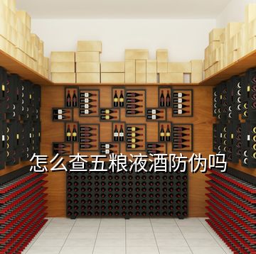 怎么查五粮液酒防伪吗