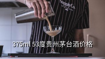 375ml 53度贵州茅台酒价格