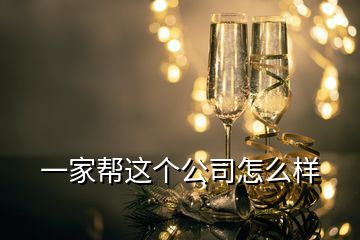 一家帮这个公司怎么样